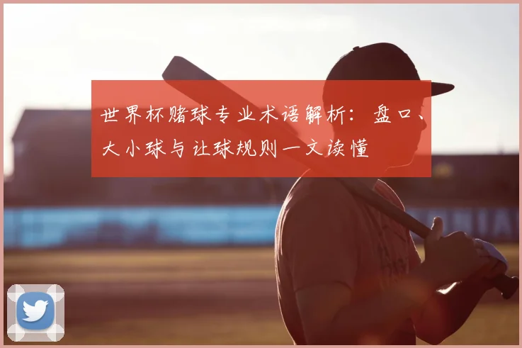 世界杯赌球专业术语解析:盘口、大小球与让球规则一文读懂